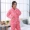 Mùa đông ấm áp cộng với nhung dày san hô lông cừu bộ đồ ngủ áo khoác mùa đông phụ nữ đơn mảnh áo flannel ba lớp - Pyjama