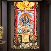 Daweide King Kong Thangka вышивка ткань гора Тибет Тхангка декоративная висящая картина Da Wide King Kong Thangka Статуя
