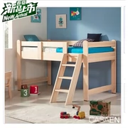 Đặc biệt thiếu niên nửa chiều cao giường gỗ rắn đa chức năng boys giường loft và trẻ em gái giường nhà tùy chỉnh giường trẻ em - Giường