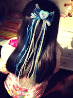 Người đẹp lãng mạn băng ruy băng tóc giả bện tóc vòng tóc cô gái Sophia Aisha màu tím Yue Biqi phụ kiện tóc chuyên sỉ phụ kiện tóc