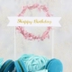 Sika hươu phụ kiện trang trí bánh nhỏ trang trí cắm chúc mừng sinh nhật bé tiệc tráng miệng bàn ăn lên lưới màu đỏ - Trang trí nội thất
