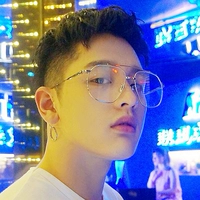 Liu Yuran Meng Zikun cá tính với cùng một kính gương phẳng triều nam cận thị khung khung sunglasses sunglasses phụ nữ kính gentle monster