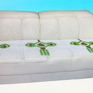 Mùa hè xe ghế đệm hạt thủy tinh ngọc bích ghế gốm đệm thoáng khí sofa bay cửa sổ văn phòng ghế ăn đệm tùy chỉnh
