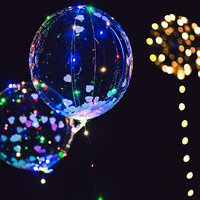 Воздушный шар, светодиодное прозрачное рождественское украшение, популярно в интернете, подарок на день рождения