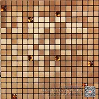 Гранулы 1,5 см чай+чайный бриллиант украшения