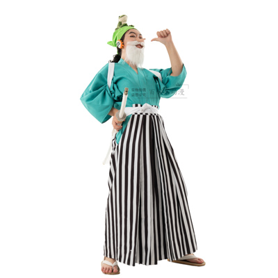 taobao agent One Piece and the country of Usopp COS clothing Kendo pants and kimono Japanese COSPLAY clothing