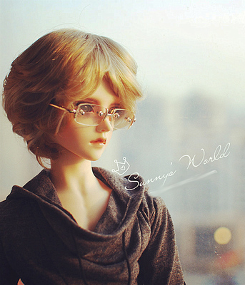 taobao agent [Free shipping over 68] Frameless glasses 1/3as.luts. Dragon Soul .dz.sd baby BJD glasses to send mirror box