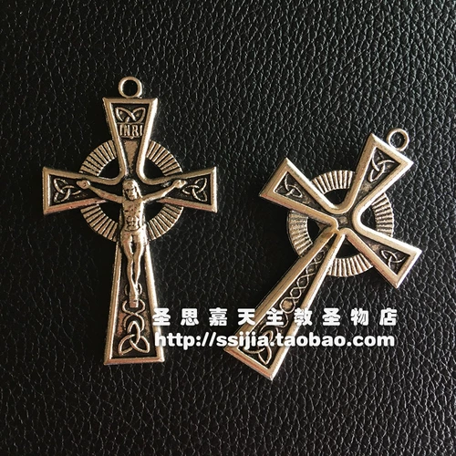 Католическое христианское кольцо Круг Маленькая горечь похожа на эффект тибетского серебра