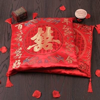 Свадебные продукты сидящие подушки подушки с большой подушкой большой красный кружев