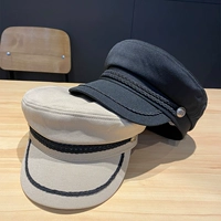 Демисезонная шапка, японская модная ретро военно-морская кепка для отдыха, в корейском стиле