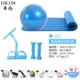Blue Yoga Mat+Rensilers+Ball+гантели