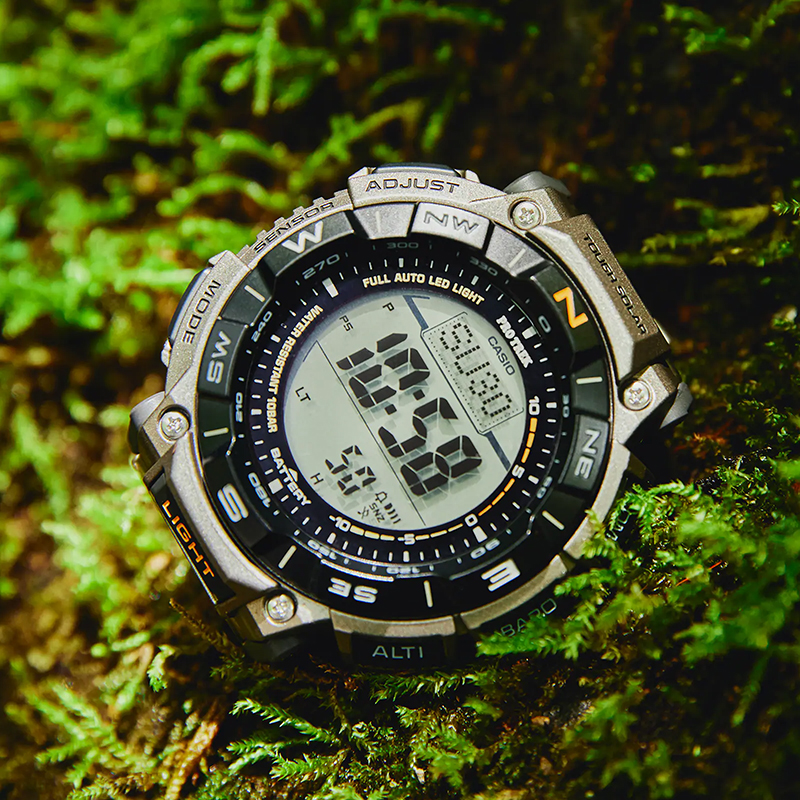 Casio 卡西欧 Pro Trek系列 PRG-340T-7CR 三重感应 太阳能登山表 ￥1318.93