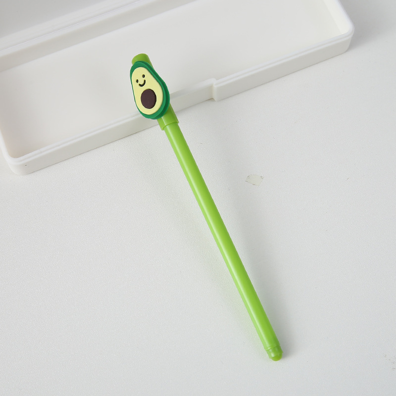 0.5Mm & Avocadoins lovely Cartoon Roller ball pen like a breath of fresh air originality student Water pen write solar system to work in an office Signature pen black