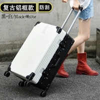 Черный+белый/ретро -алюминиевый рам