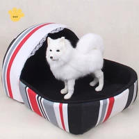 Черная полосатая бархатная ткань