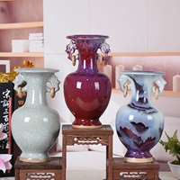 Украшение в форме цветка для гостиной, креативная глина, китайский стиль, маленькая вазочка