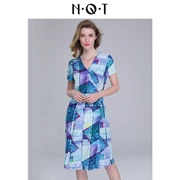 NQT Hàng Châu 2019 cửa hàng xuân hè mới in váy mới A-line của phụ nữ châu Âu và Mỹ - váy đầm