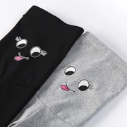 Bà bầu quần legging xuân 2019 mới thời trang bà bầu cotton quần nâng bụng điều chỉnh mùa xuân quần bà bầu - Phụ nữ mang thai quần / quần bụng