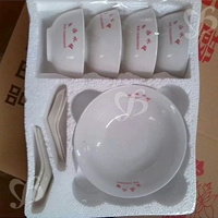 2016 Домохозяйный фарфоровый фарфоровой посуду Установите керамические блюда, устанавливающие подарочные коробки Western Bowl можно напечатать на логотипе