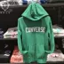 Converse Converse Mùa xuân và Mùa thu Mới Áo len nam thể thao giản dị Áo len dài tay trùm đầu áo thun 10007813 hoodie hồng Thể thao lông cừu / jumper