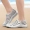 Đôi dép Baotou mùa hè Đôi giày thoáng khí Giày dép nam Giày đi biển Bọt mềm đế trắng Giày trắng y tá - Sandal