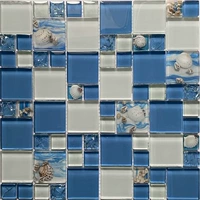 Розово-голубые крупные частицы K4832