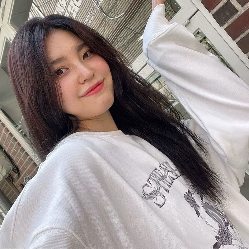 Базовая трендовая мода Love Letter Printing Sweatshirt женский дизайн нишевый Tide Circle длинный рукав джерси