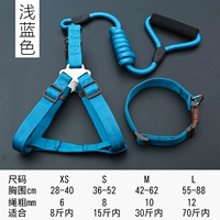 Светло -синий три -купюр [лучше спина+веревка+воротник]