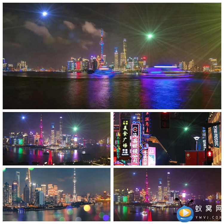 S2037 歌曲MV《夜上海》 配乐成品LED舞台背景视频素材
