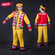 Hạt gạo mới quốc phục tùy chỉnh lễ hội Yao lễ kỷ niệm sân khấu thiểu số trang phục khiêu vũ quần áo nam - Trang phục dân tộc