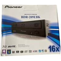 Pioneer 16x Desktop встроенный серийный Virgin Blue Light Machine Light Drive BDR-209 EBK поддерживает BD128G