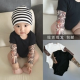 Летний комбинезон для новорожденных для младенца, детское боди, в западном стиле, детская одежда, популярно в интернете