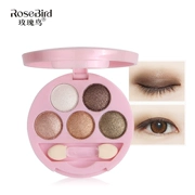 Authentic Rose Bird Silk Satin Shiny Five-Color Eye Shadow Makeup Makeup Makeup Eye Big Makeup Makeup Smokey Makeup