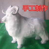 Реалистичная модель животного ручной работы, украшение, овечка