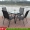 Bàn ghế sắt ngoài trời gấp Teslin giải trí bàn ghế ban công bàn cà phê sân vườn bàn ngoài trời và ghế ô kết hợp bộ đồ nội thất