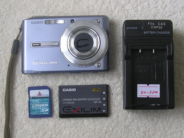 Casio/卡西欧 S600, камера
