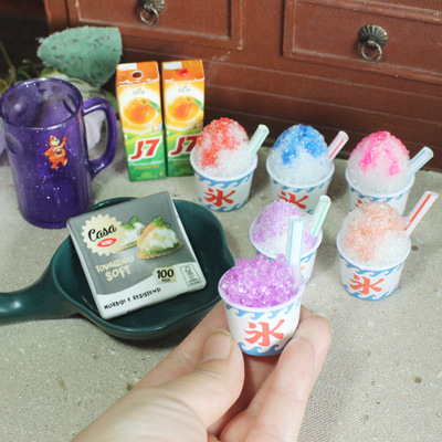 taobao agent Plating ice orange juice play pudding cherry jelly cup salmon 346 points bjd large food toy props sand ice