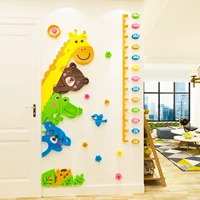 Ростомер для детской комнаты, трехмерные наклейки на стену для детского сада, настенное детское украшение, 3D