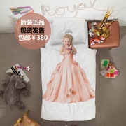 [Hà Lan Snurk] cotton trẻ em giường màu hồng công chúa phong cách Hàn Quốc mẫu giáo chăn mùa xuân và mùa hè cô gái