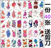 40 dán hình xăm cho nam giới và phụ nữ bền không thấm nước mô phỏng bướm tăng dễ thương cơ thể sơn Hàn Quốc dán hình xăm