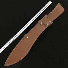 Ножны для ножей 真皮刀套 手工牛皮直刀套真皮刀鞘开山加长款户外求生刀具保护套