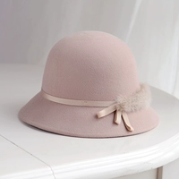Шерстяная элегантная демисезонная шапка, французский стиль, увеличенная толщина, в корейском стиле