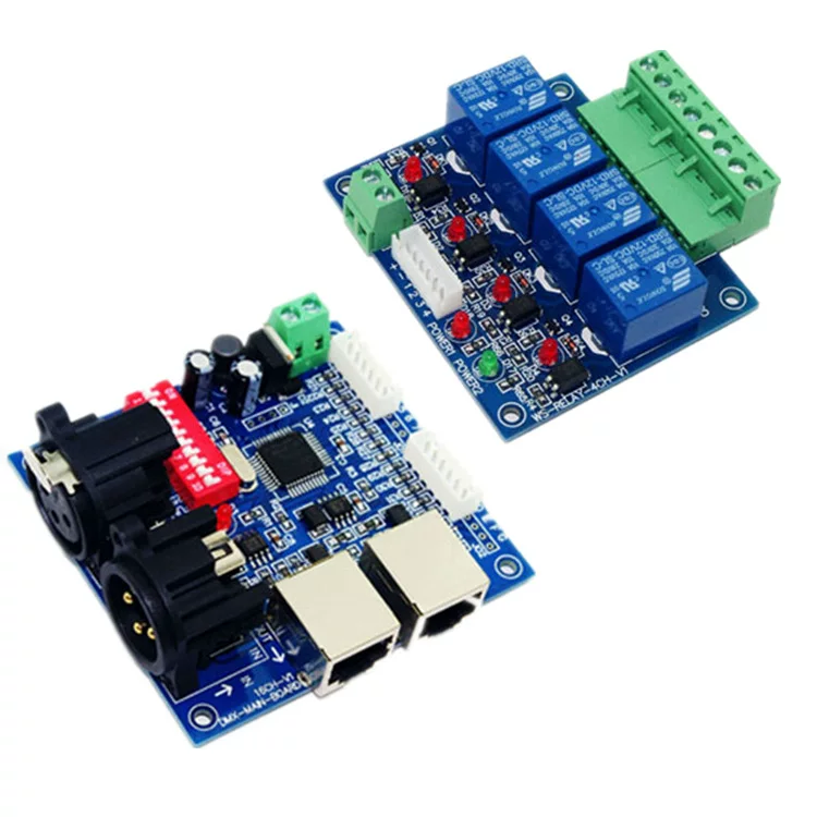 Производитель прямой продажи новый DMX512 декодер 3 канала реле световой пояс декодер DMX512 контроллер