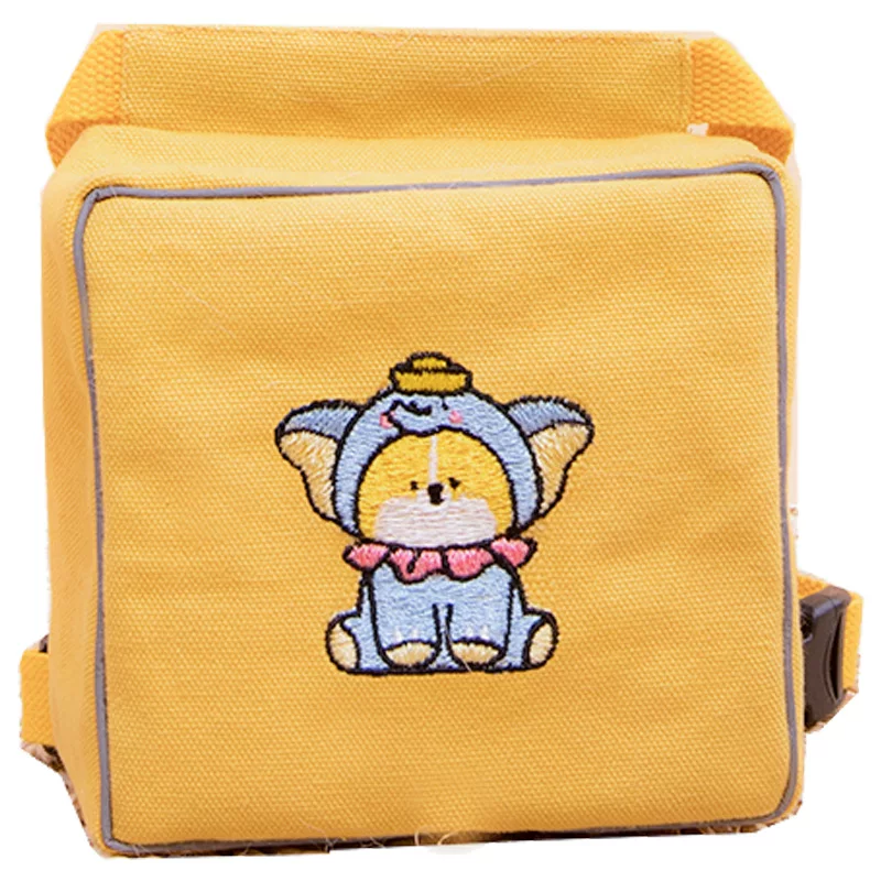 Backpack with leash, school bag to go out