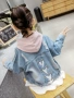 Áo khoác bé gái 2019 phiên bản mới của Hàn Quốc thời trang thu đông 8 bé lớn 9 áo sơ mi denim đại dương Quần áo trẻ em 10 tuổi thủy triều - Áo khoác áo khoác chống nắng trẻ em