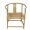 Gỗ cây du già gỗ rắn Ghế giáo viên không sơn ghế tròn ghế mới Trung Quốc Zen đồ nội thất Ming và Qing ghế cổ - Bộ đồ nội thất