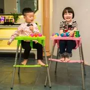 Ghế nhà cho bé Ghế đơn giản cung cấp với bàn và ghế được mở rộng để ăn bàn của trẻ em Ghế ăn cho trẻ em có thể điều chỉnh - Giường trẻ em / giường em bé / Ghế ăn