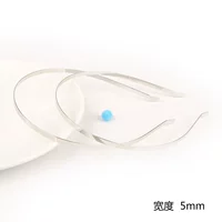 Ширина обручи с железными волосами 5 -миллиметровой белой k цвет 5/сумка