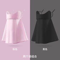 Защита шеи [розовый+черный] 2