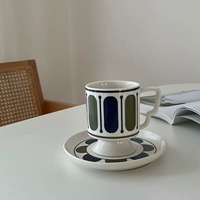 Baiyu retro Vintage Coffee Cufe Cufe Cufe Butterfly Haring Creative Ceramic Cup Cup Milk Cup Cup